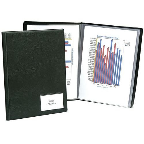 Lot de 2 Protège-documents premium PVC Goldline - A4 - Image 2