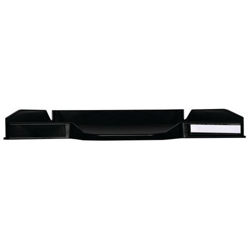 Lot de 10 Corbeille à courrier COMBO MINI 2 encoches noir - Image 2