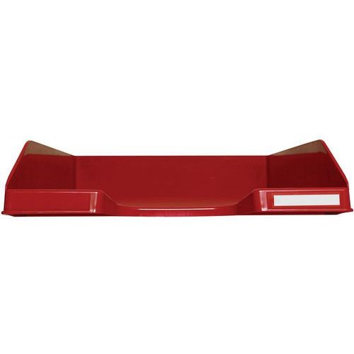 Lot de 6 Corbeille à courrier MIDI-COMBO rouge carmin - Image 2
