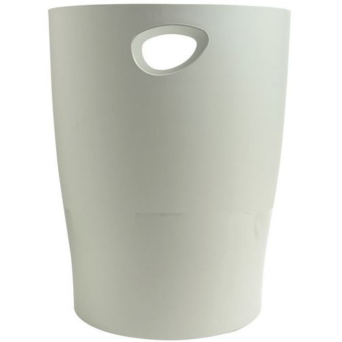 Lot de 8 Corbeille à papier ECOBIN 15 litres avec poignées gris - Image 2