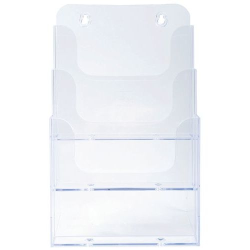 Lot de 4 Distributeur format A5 3 cases - Cristal - Image 3