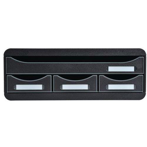 Toolbox mini 4 tiroirs ecoblack noir - Image 2