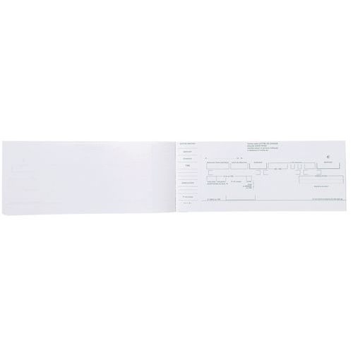 Lot de 10 Carnet à souche Traites normalisées NF K 11030-1 de 50 feuillets - Image 2