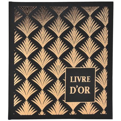 Lot de 2 livres d'or 140 pages 21x19cm PALMYRE Visuels assort - Image 3