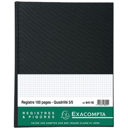 Registre 32x25cm 5x5 folioté 100 pages - Image 3