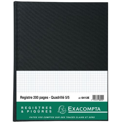 Registre 32x25cm 5x5 folioté 200 pages - Image 2