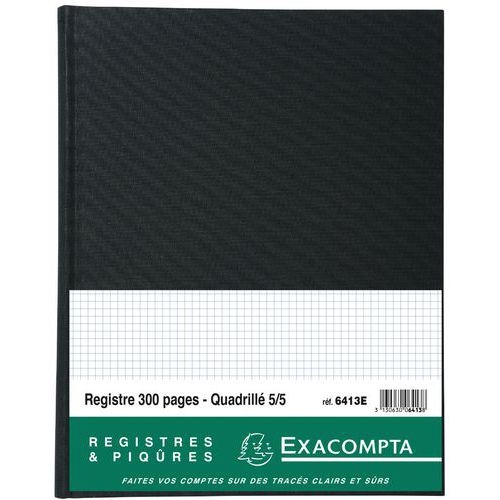 Registre 32x25cm 5x5 folioté 300 pages - Image 3