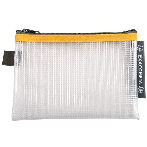 Lot de 10 Pochette à fermeture éclair en plast. souple A6 col. assort. - Image 3