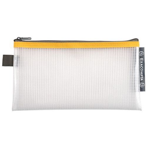 Lot de 10 Pochette à fermeture éclair en plastique souple col. assort. - Image 5