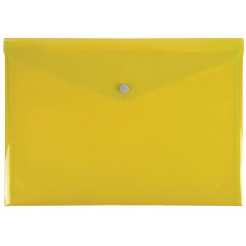 Lot de 30 Pochette pression Iderama en PP 33x23 cm Couleurs assorties - Image 2