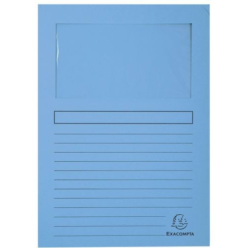 Lot de 4 paquets de 100 chem. à fenêtre FOREVER 22x31cm col. assort. - Image 2