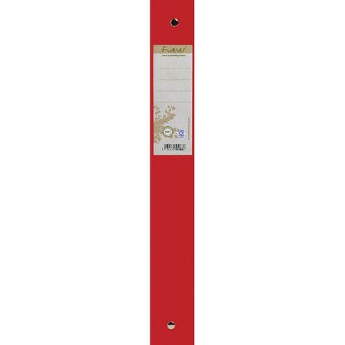 Lot de 10 Classeur rembordé papier 4 anneaux 30mm Forever - A4 - Rouge - Image 2