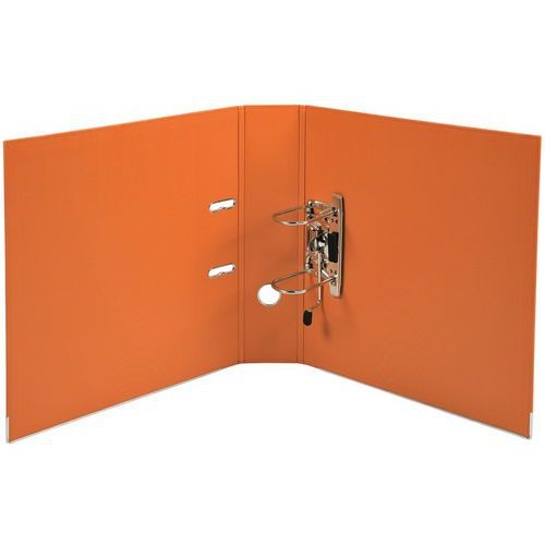 Lot de 10 Classeur à levier Prem'Touch - Dos 80mm - A4 maxi Orange - Image 3