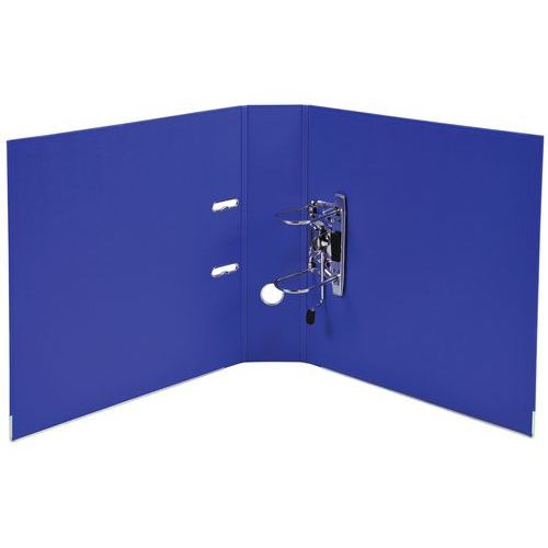 Lot de 10 Classeur à levier Prem'Touch - Dos 80mm - A4 maxi Bleu foncé - Image 4