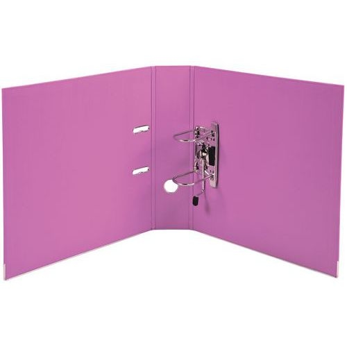 Lot de 10 Class. Prem'Touch int. et ext. en PP Dos 80mm A4 maxi Rose - Image 3