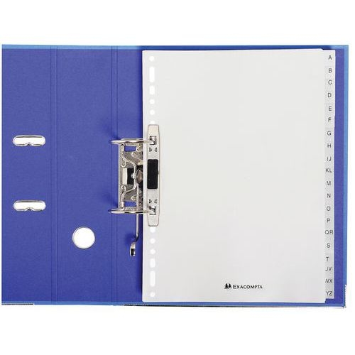Lot de 10 Classeur rembordé papier Dos 80mm Forever - A4 maxi - Bleu - Image 2