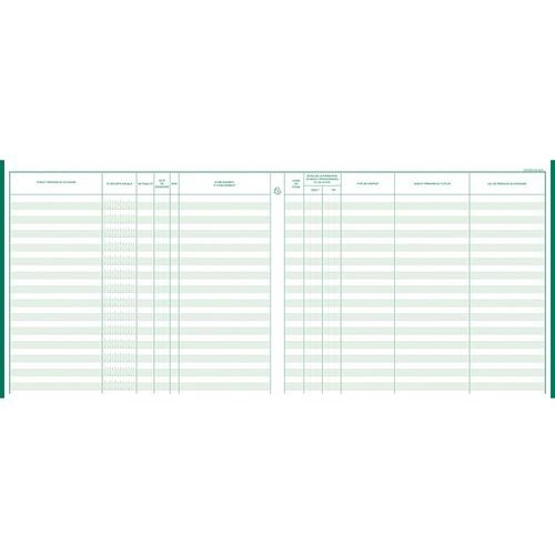 Lot de 6 Registre unique du personnel (salariés et stagiaires) - 56 pages - Image 4