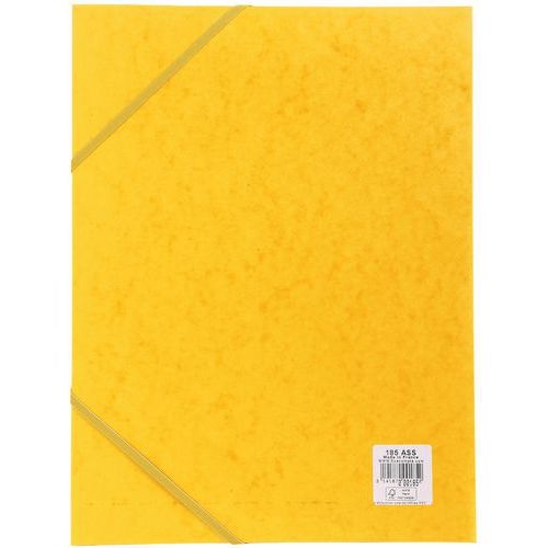 Lot de 25 Bte de class. Cartobox Dos 25mm cte lustrée A4 jaune - Image 3