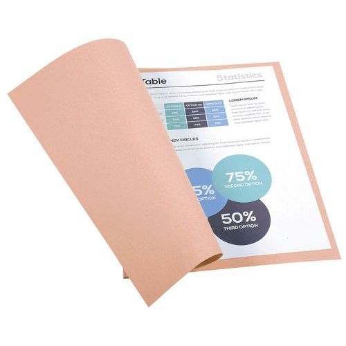 Lot de 5 paquets de 100 chemisess Forever 170 100% recyclé 24x32cm rose - Image 3