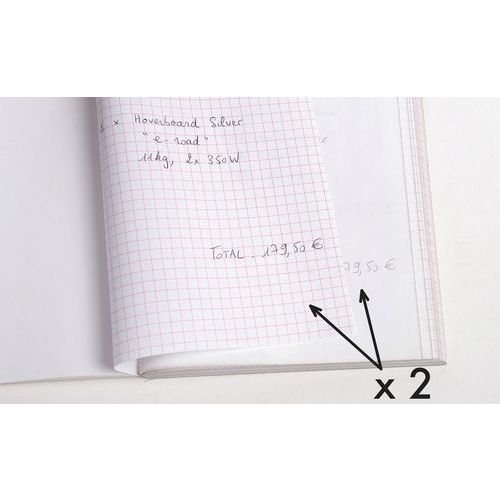 Lot de 10 Manifold Factures collé en tête 50 feuillets dupli autocopiants - Image 3