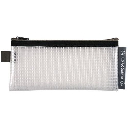 Lot de 10 Pochette à fermeture éclair plast. souple Stylos col. assort - Image 4