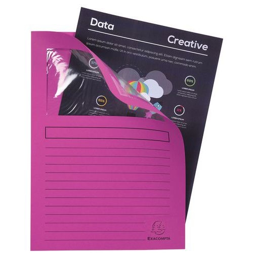 Lot de 4 paquets de 100 chemisess à fenêtre FOREVER 22x31 cm Fuchsia - Image 4