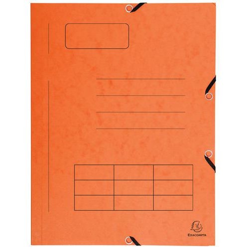 Lot de 50 Chemise à élastique Imprimée 3 rabats carte lustrée - A4 - Image 5