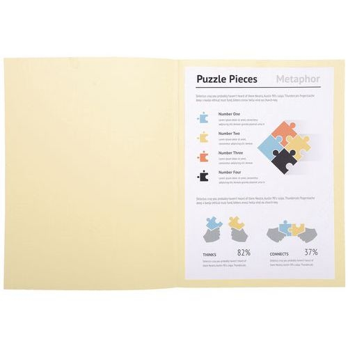 Lot de 5 paquets 100 chemisess SUPER 210 - 24x32cm - ivoire - Image 2