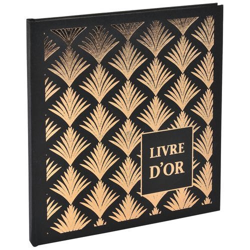 Lot de 2 livres d'or 140 pages 21x19cm PALMYRE Visuels assort - Image 5