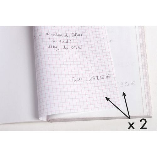 Lot de 10 Manifold Factures 21x14,8cm 50 feuil. dupli autocop. simple - Image 5