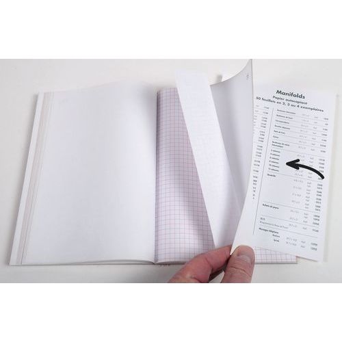 Lot de 5 Manifold Factures 29,7x21cm 50 feuillets tripli autocopiants - Image 3