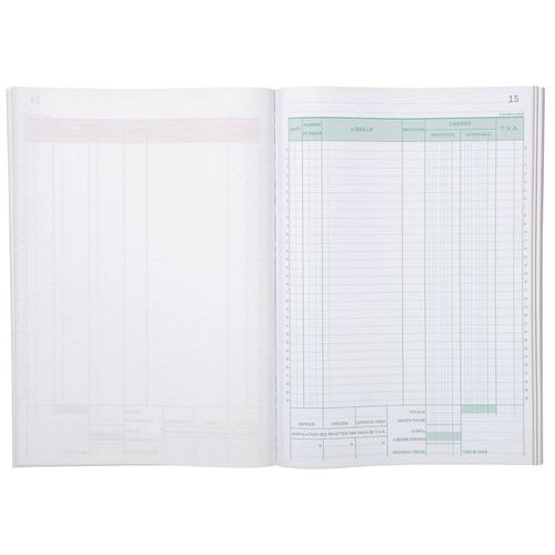 Lot de 5 Manifold Caisse 29,7x21cm 50 feuillets dupli autocopiants - Image 2