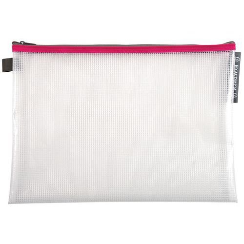 Lot de 10 Pochette à fermeture éclair en plast. souple A4 col. assort. - Image 4