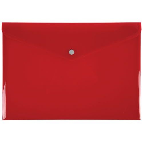 Lot de 30 Pochette pression Iderama en PP 33x23 cm Couleurs assorties - Image 3