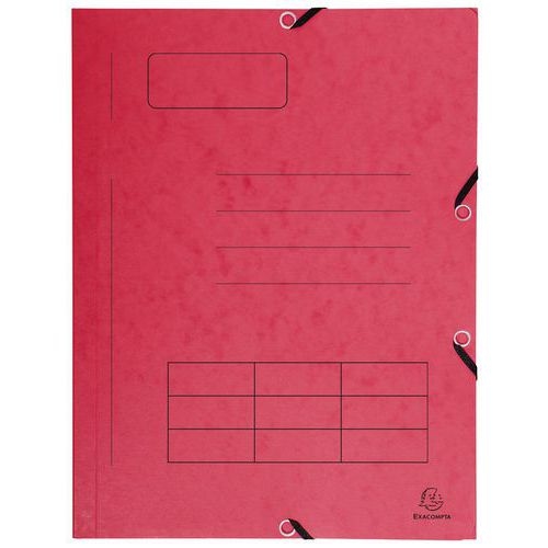 Lot de 50 Chemise à élastique Imprimée 3 rabats carte lustrée - A4 - Image 3