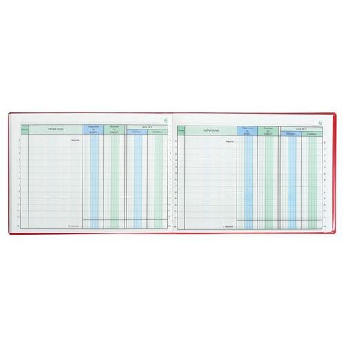 Lot de 5 Carnet de position de compte 11x15cm 48 pages - Image 5