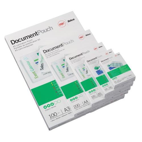 Lot de 100 Pochettes de plastification GBC Format : 6,5x9,5 - Image principale