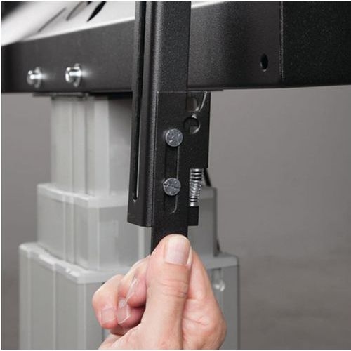Support mobile motorisé réglable en hauteur de 42" à 100" pied en H - Conen - Image 2