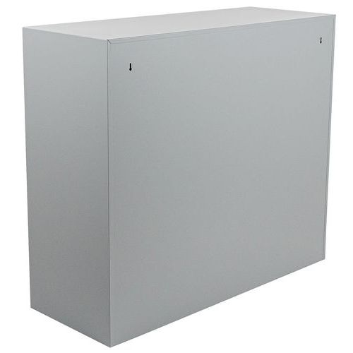 Armoire à rideaux Manutan 105X120X45 cm Alu/Hêtre - Image 2