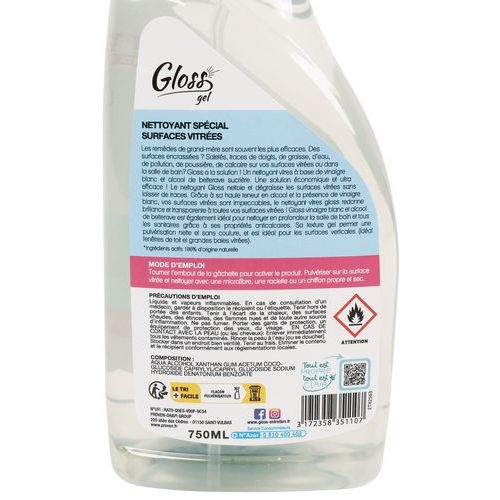 Lot de 6 Nettoyant au vinaigre et alcool de betterave en gel 750ml - Image 6