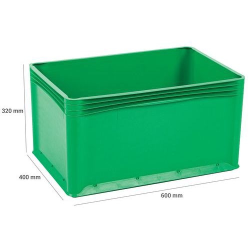 Bac norme Europe gerbable Eurowave - Longueur 400 à 600 mm - 10 à 60 L - UTZ - Image 2