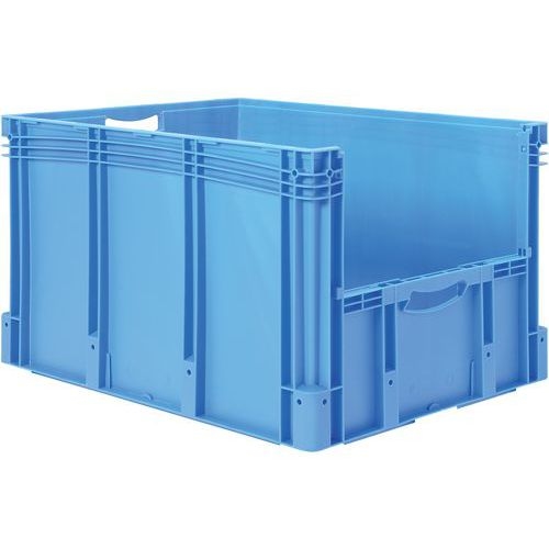 Bac 174L 1/2 Porte Fond+Parois Pleins Bleu 800X600X420mm - Image principale