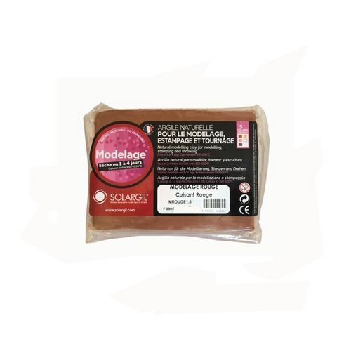 Pain 1,5 kg argile - rouge - Image principale
