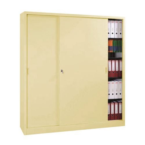 Armoire à monter porte coulissante - Haute - L 180 cm - Manutan Expert - Image 6