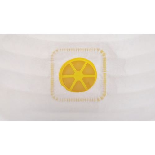 10 Demi-masques respiratoires coque à usage unique FFP1 Avec soupape - Image 5