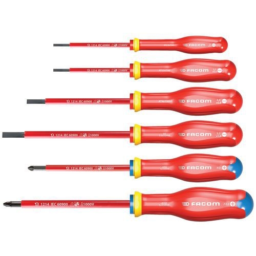 Jeu 6 tournevis Protwist® 1000V - Facom - Image principale