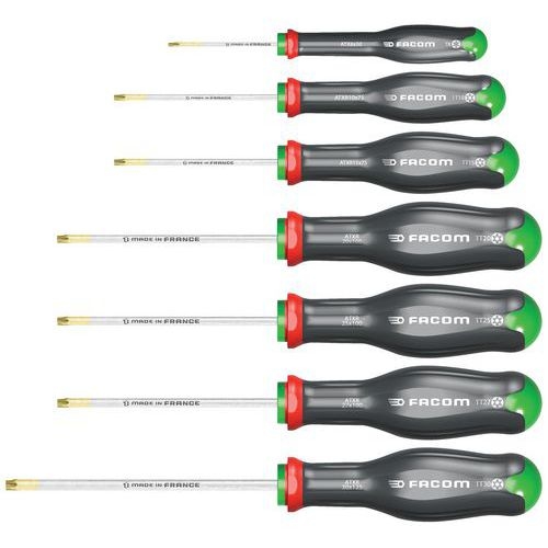Jeu 7 tournevis prot2 Torx - Facom - Image principale