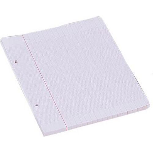 Feuillet recharge classeurs 90g 100p 17x22 cm seyes blanc NF 88 (Etui de 50) - Image principale