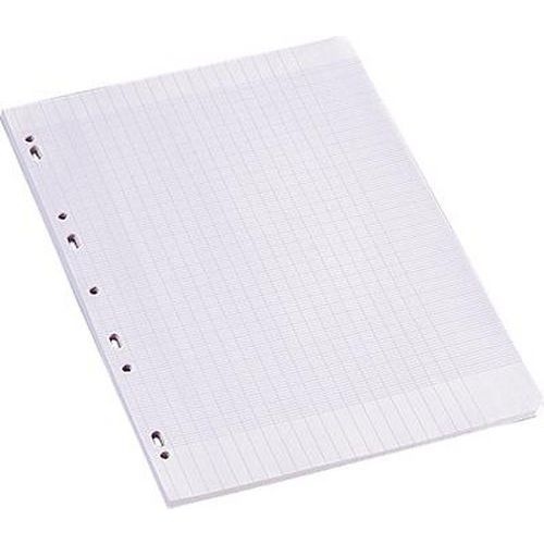 Feuillet recharge classeurs A4 seyes 100 pages blanc 90g NF 90 (Etui de 50) - Image principale