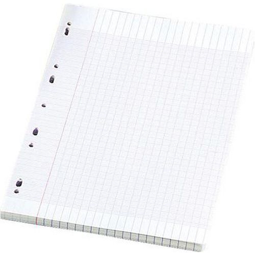 Feuillet recharge classeurs 200 pages A4 seyes blanc 90g (Etui de 100) - Image principale